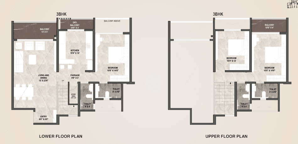 pride world city montreal in Charholi - floor plan