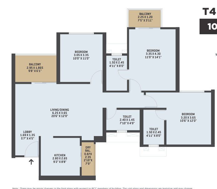 vtp dolce vita. in Manjari - floor plan
