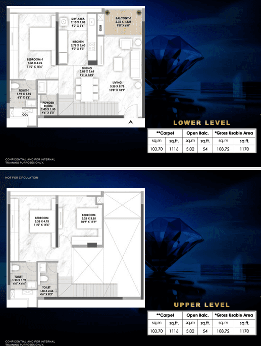 mantra midas residences in Balewadi - floor plan