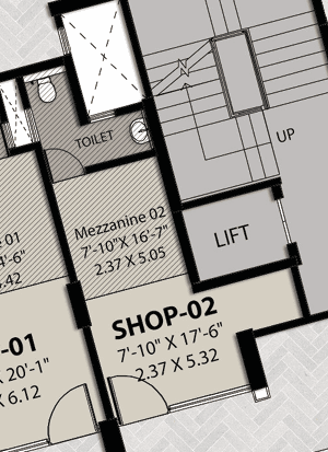 mahindra citadel commercial in Pimpri Chinchwad - floor plan