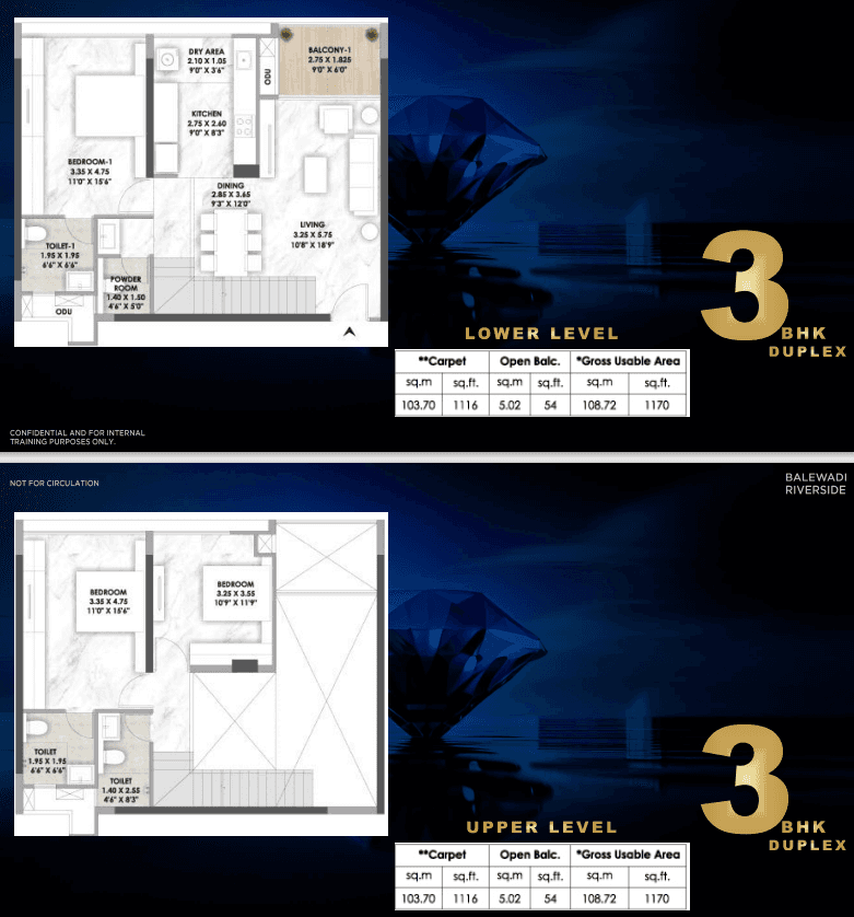 mantra riverside. in Balewadi - floor plan