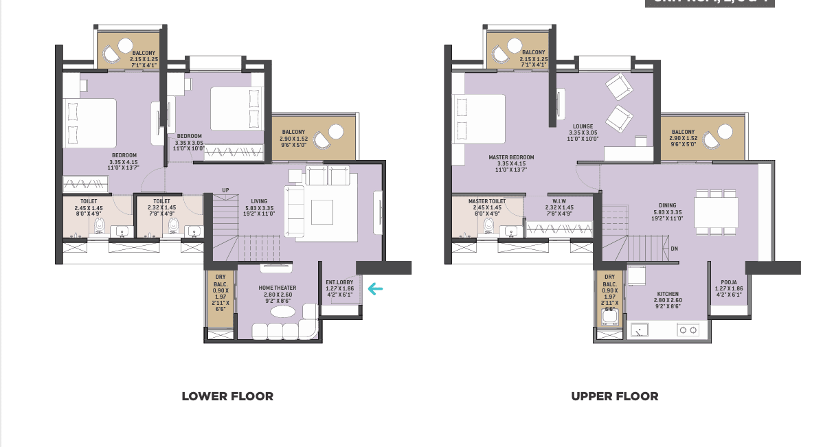vtp aurelia. in Kharadi - floor plan