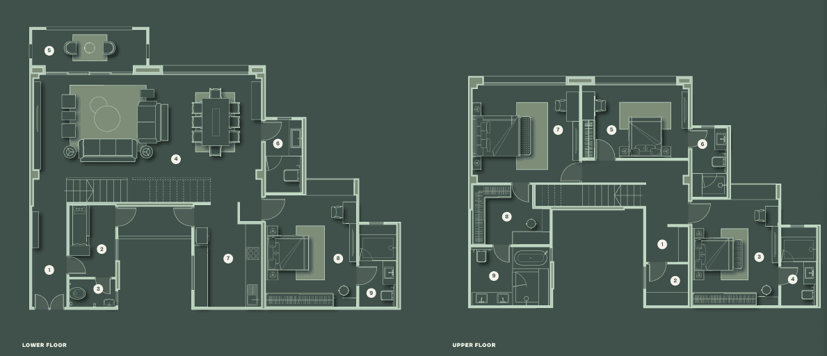 lohia jain malpani the reserve in Koregaon Park - floor plan