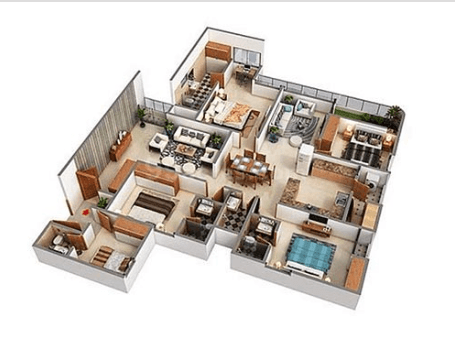 unique que 914 in Keshav Nagar - floor plan