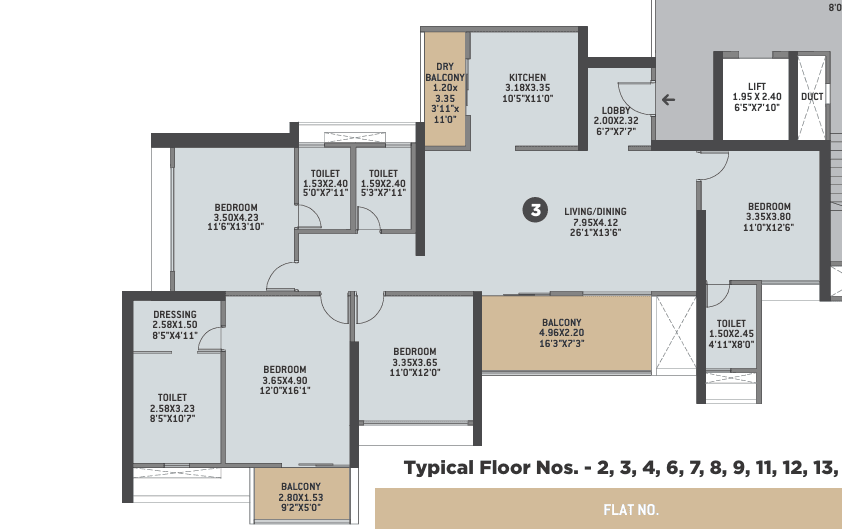 vtp earthone in Pimpri Chinchwad - floor plan