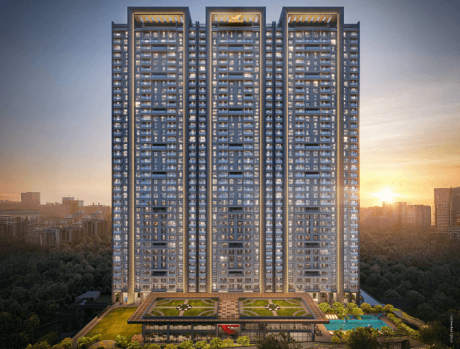 mantra one residences by burgundy, magarpatta, pune.