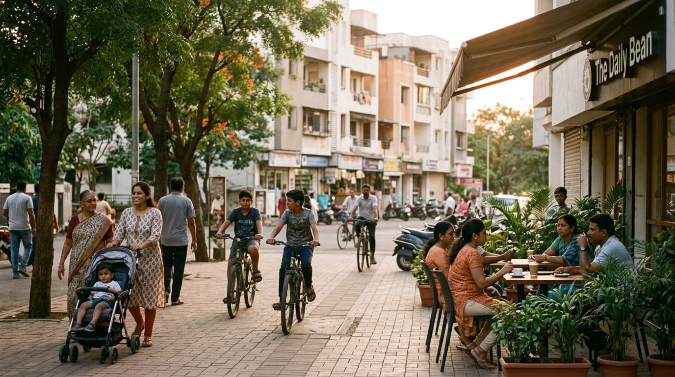 Kharadi vs. Magarpatta: The 15% Price Gap & 50% Appreciation That Defines Pune's Top Investment Zone