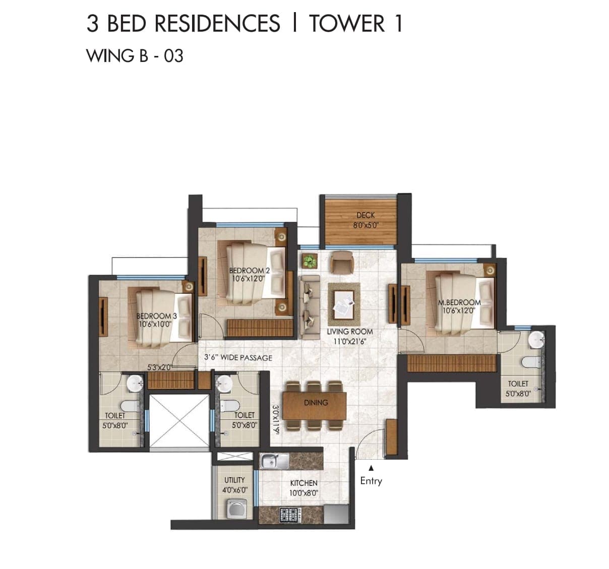 lodha regalia in Mulund - floor plan