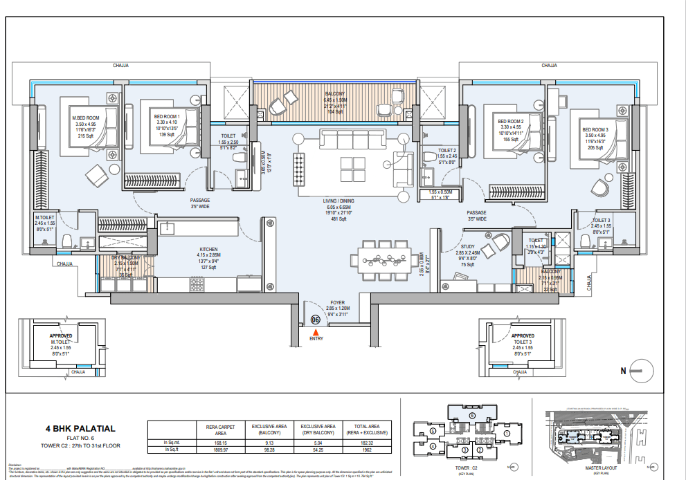 godrej vistas in Vikhroli - floor plan