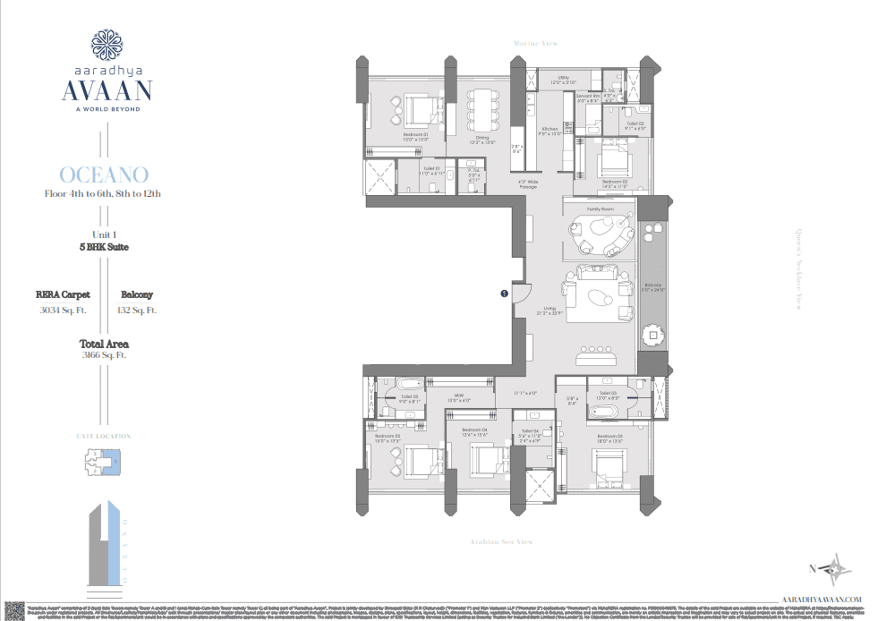 micl aaradhya avaan in Tardeo - floor plan