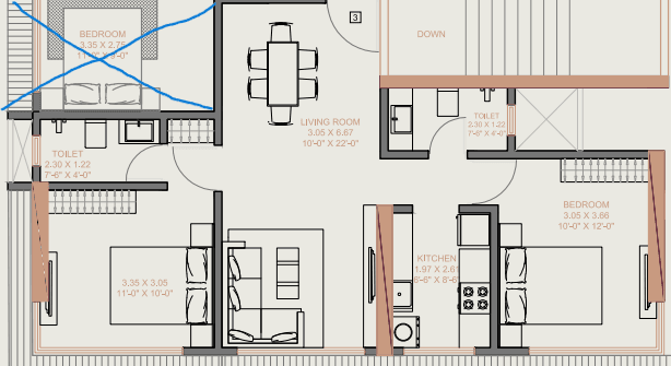 suraj eterna in Dadar West - floor plan
