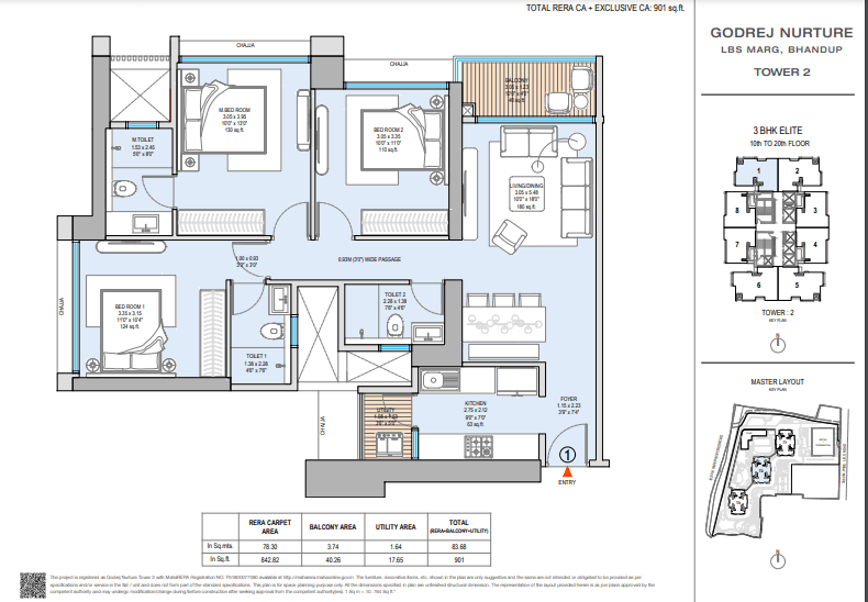 godrej nurture in Bhandup - floor plan