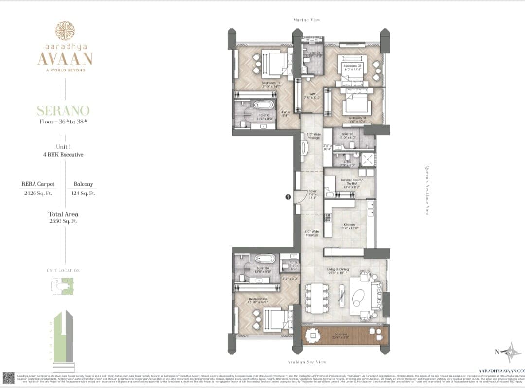 micl aaradhya avaan in Tardeo - floor plan