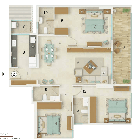 dynamix luma in Andheri - floor plan