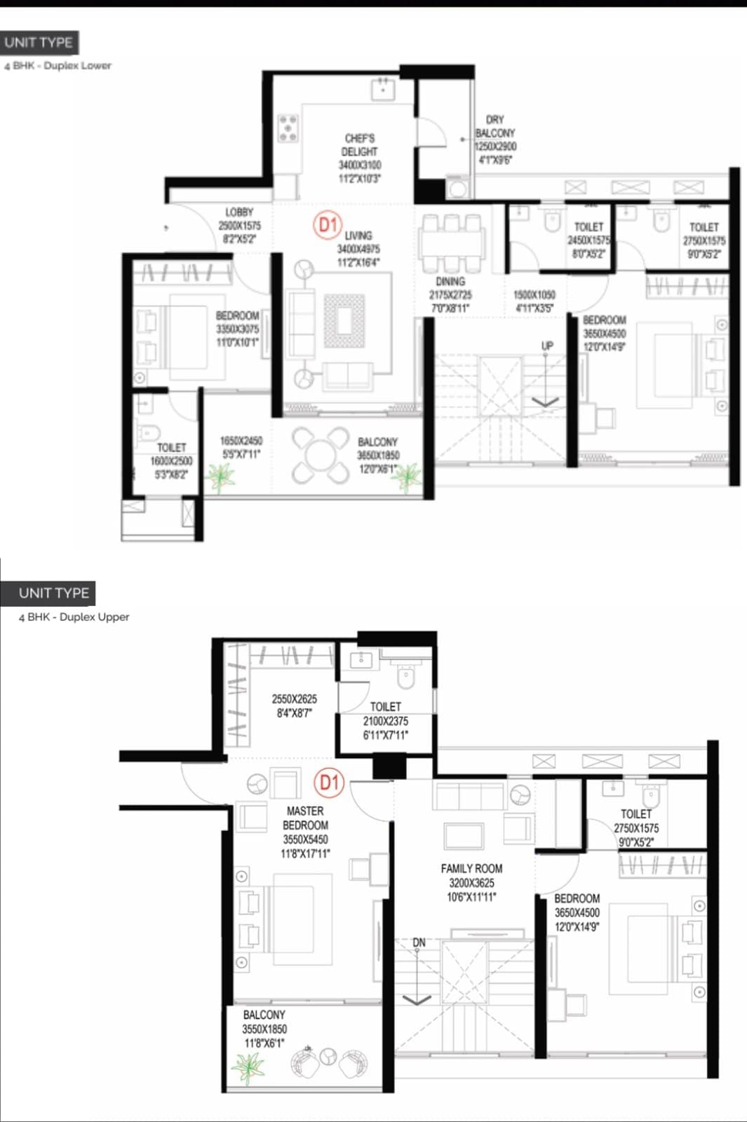 geol ganga imperia in Mohammadwadi - floor plan