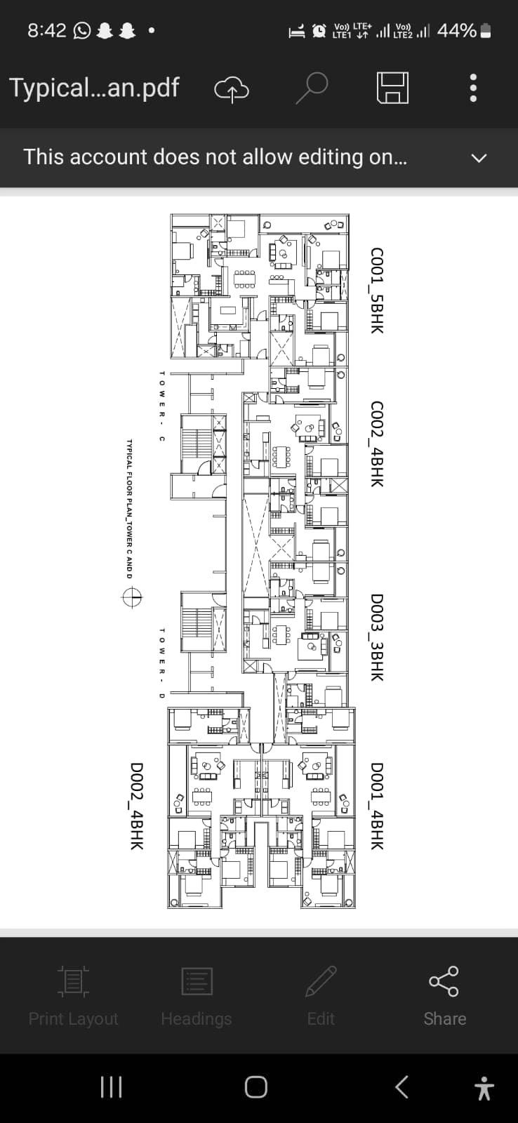 5 racecourse – sopan baug in Sopan Baug - floor plan