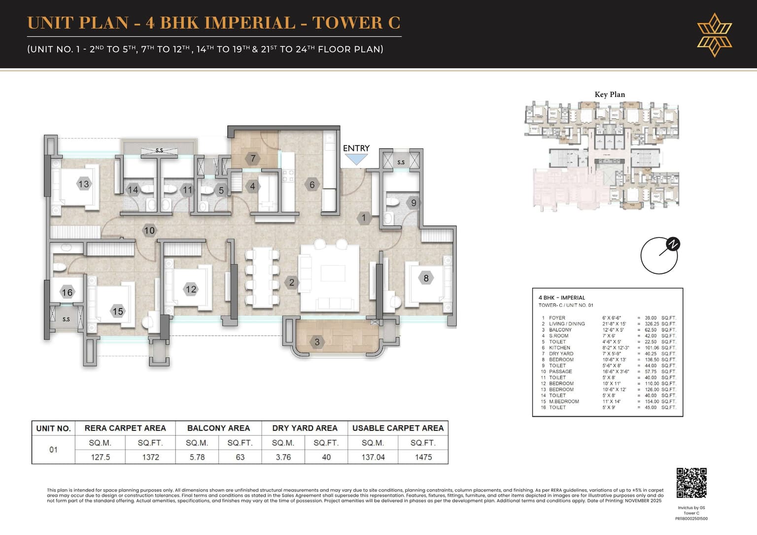 the address by gs wadala in Wadala - floor plan