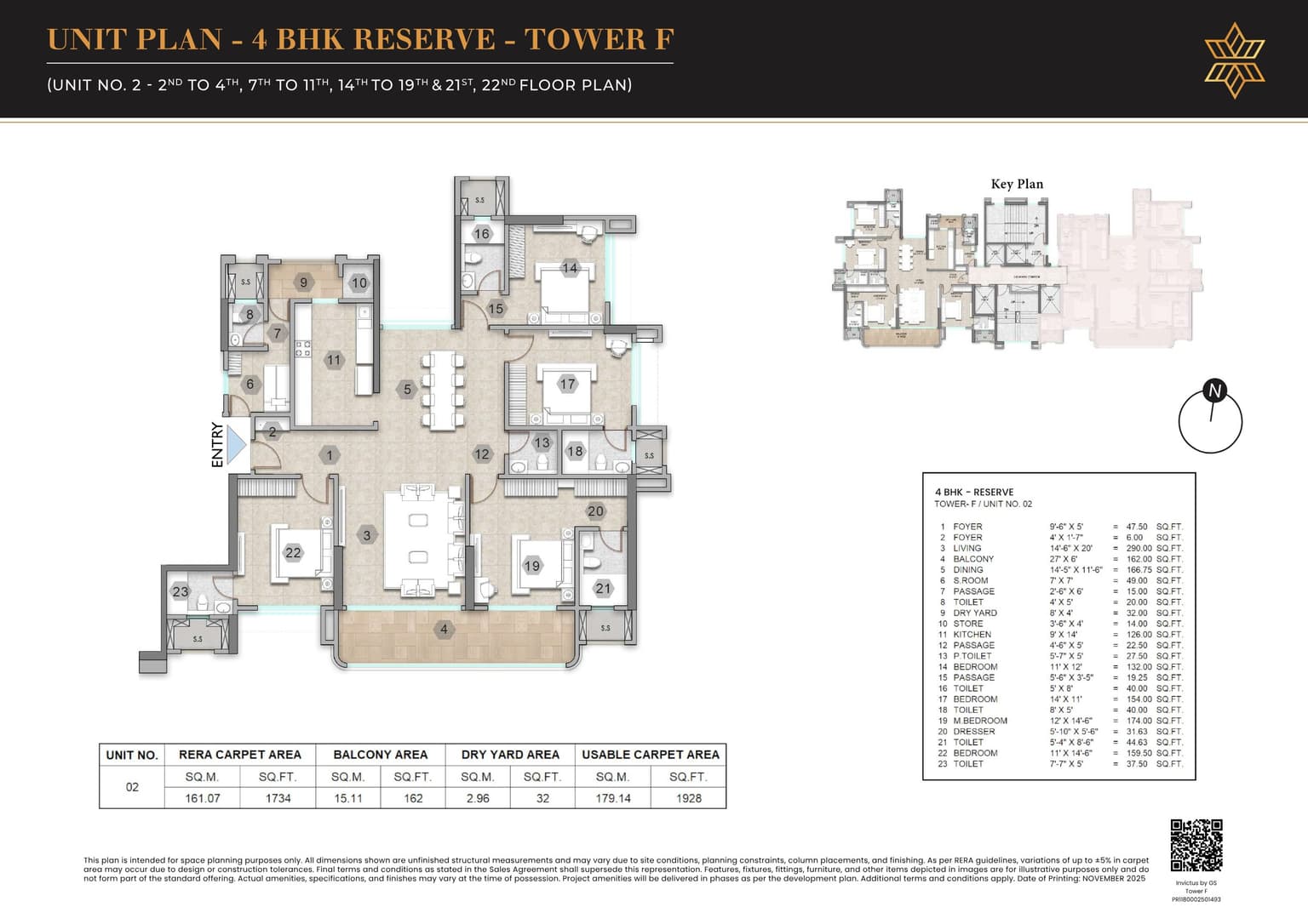 the address by gs wadala in Wadala - floor plan
