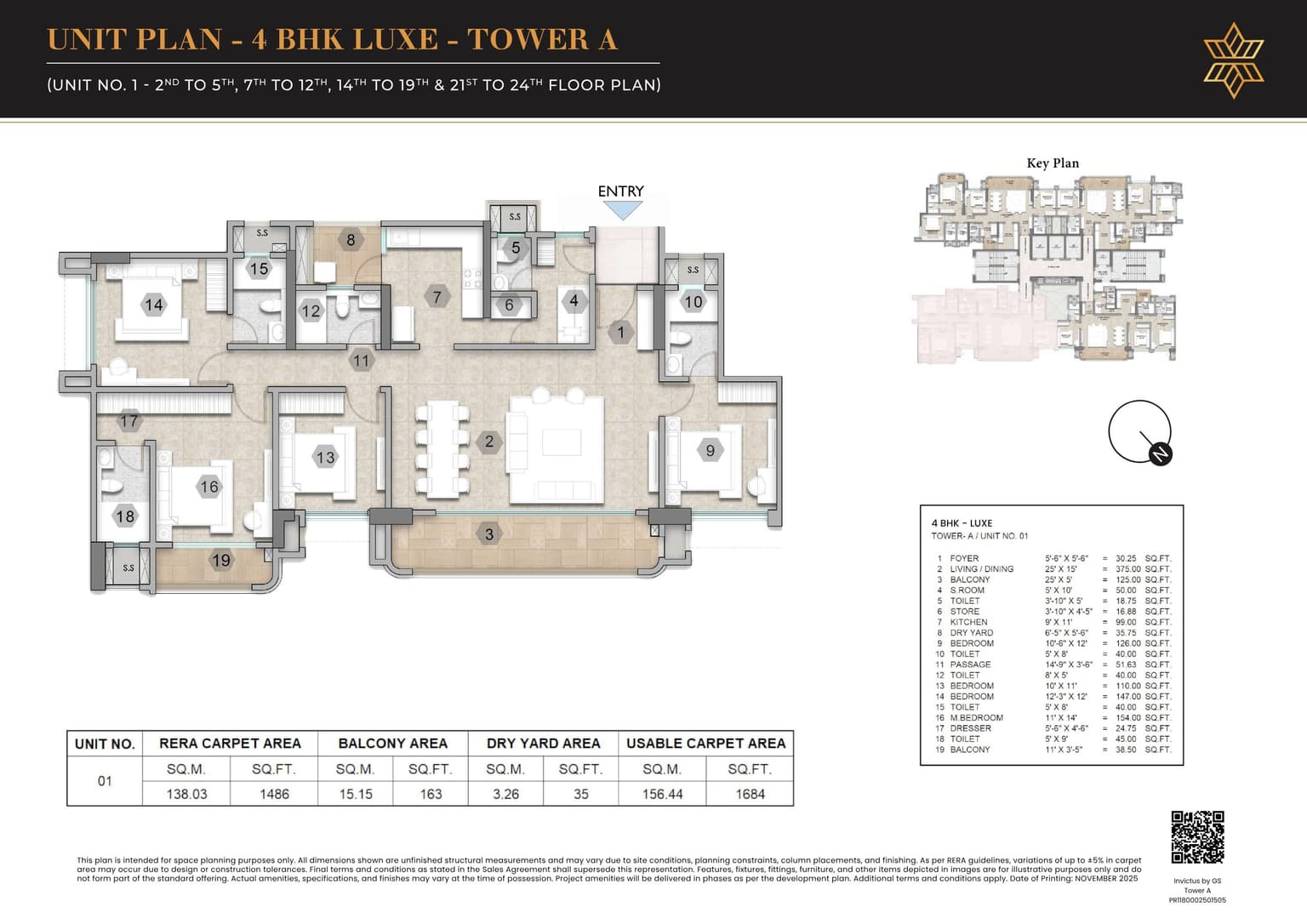 the address by gs wadala in Wadala - floor plan